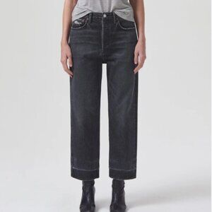 Agolde 90's Crop Mid Rise Straight in Rebellion - 27